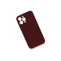 Newface iPhone 13 Pro Max Kılıf Lansman Legant Silikon - Bordo