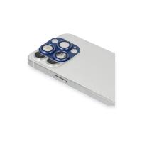 Newface iPhone 13 Pro Max Pers Alüminyum Kamera Lens - Lacivert