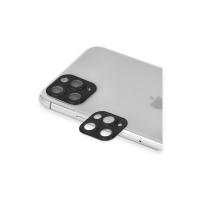 Newface iPhone 11 Pro Max Pers Alüminyum Kamera Lens - Siyah