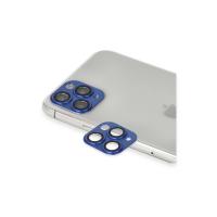 Newface iPhone 11 Pro Max Pers Alüminyum Kamera Lens - Lacivert