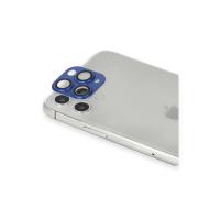 Newface iPhone 11 Pro Max Pers Alüminyum Kamera Lens - Lacivert