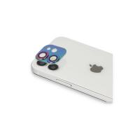 Newface iPhone 11 Pers Alüminyum Kamera Lens - Rainbow