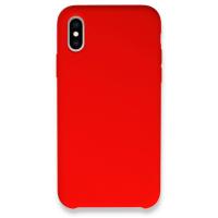 Newface iPhone X Kılıf Lansman Legant Silikon - Kırmızı