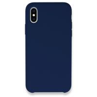 Newface iPhone XS Max Kılıf Lansman Legant Silikon - Lacivert