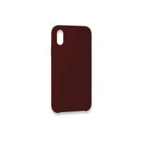 Newface iPhone XS Max Kılıf Lansman Legant Silikon - Bordo