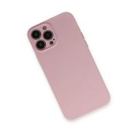 Newface iPhone 13 Pro Kılıf Nano içi Kadife Silikon - Pembe