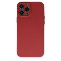 Newface iPhone 13 Pro Kılıf Nano içi Kadife Silikon - Kiremit