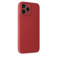 Newface iPhone 13 Pro Kılıf Nano içi Kadife Silikon - Kiremit