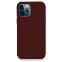 Newface iPhone 12 Pro Kılıf Lansman Legant Silikon - Bordo