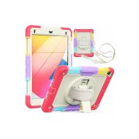 Newface iPad 5 Air 9.7 Kılıf Tablet Rainbow Kapak - Kırmızı