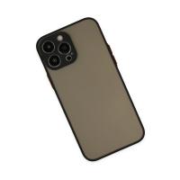 Newface iPhone 13 Pro Max Kılıf Montreal Silikon Kapak - Siyah