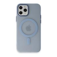 Newface iPhone 11 Pro Max Kılıf Lodos Magneticsafe Mat Kapak - Sierra Blue