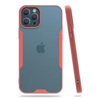 Newface iPhone 12 Pro Max Kılıf Platin Silikon - Pembe