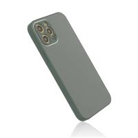 Newface iPhone 12 Pro Kılıf Glass Kapak - Koyu Yeşil