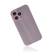 Newface iPhone 13 Pro Kılıf Glass Kapak - Mor