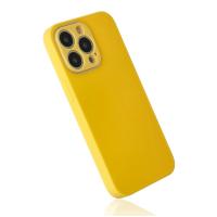Newface iPhone 13 Pro Kılıf Glass Kapak - Sarı