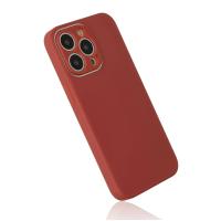 Newface iPhone 13 Pro Kılıf Glass Kapak - Bordo