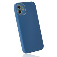 Newface iPhone 12 Kılıf Glass Kapak - Mavi