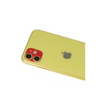 Newface iPhone 11 Rainbow Kamera Lens Koruma Cam - Kırmızı