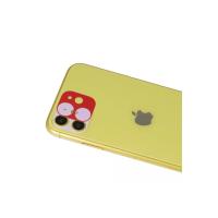 Newface iPhone 11 Rainbow Kamera Lens Koruma Cam - Kırmızı