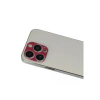 Newface iPhone 13 Pro Max Rainbow Kamera Lens Koruma Cam - Koyu Kırmızı