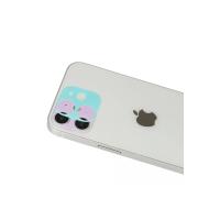 Newface iPhone 12 Rainbow Kamera Lens Koruma Cam - Mor