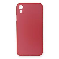 Newface iPhone XR Kılıf PP Ultra İnce Kapak - Kırmızı