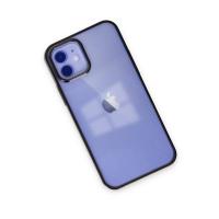 Newface iPhone 12 Kılıf Element Silikon - Siyah