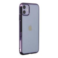 Newface iPhone 12 Kılıf Element Silikon - Mor