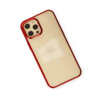 Newface iPhone 12 Pro Max Kılıf Element Silikon - Kırmızı