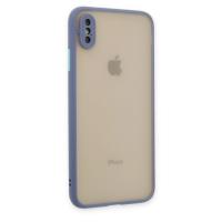 Newface iPhone X Kılıf Montreal Silikon Kapak - Gri