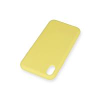 Newface iPhone XR Kılıf Nano içi Kadife Silikon - Sarı