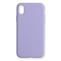 Newface iPhone XR Kılıf Nano içi Kadife Silikon - Lila