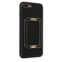 Newface iPhone 7 Plus Kılıf Coco Elit Kapak - Siyah