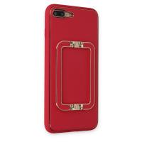 Newface iPhone 7 Plus Kılıf Coco Elit Kapak - Kırmızı
