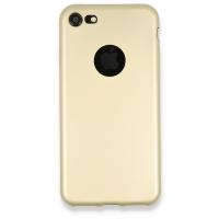 Newface iPhone 7 Kılıf First Silikon - Gold