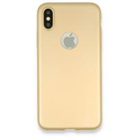 Newface iPhone X Kılıf First Silikon - Gold