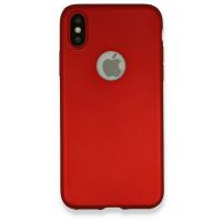 Newface iPhone X Kılıf First Silikon - Bordo