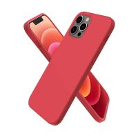 Newface iPhone 12 Pro Kılıf First Silikon - Kırmızı