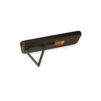 Newface iPhone 11 Pro Kılıf Coco Deri Standlı Kapak - Füme