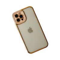 Newface iPhone 12 Pro Max Kılıf Liva Lens Silikon - Rose