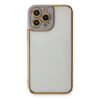 Newface iPhone 13 Pro Kılıf Liva Lens Silikon - Lila