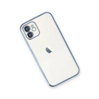 Newface iPhone 11 Kılıf Razer Lensli Silikon - Açık Mavi
