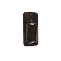 Newface iPhone 14 Pro Kılıf Coco Elit Kapak - Siyah