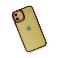 Newface iPhone 12 Kılıf Dora Kapak - Kırmızı