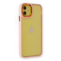 Newface iPhone 12 Kılıf Dora Kapak - Pudra