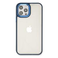 Newface iPhone 12 Pro Max Kılıf Dora Kapak - Mavi