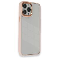 Newface iPhone 13 Pro Kılıf Dora Kapak - Pudra