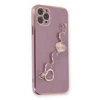 Newface iPhone 11 Pro Kılıf Esila Silikon - Mor