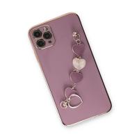 Newface iPhone 11 Pro Kılıf Esila Silikon - Mor